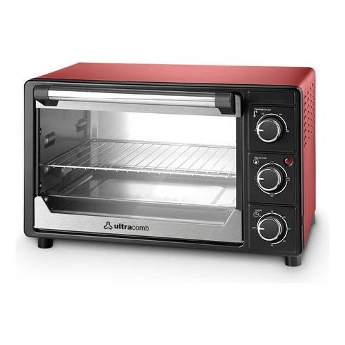 Horno Eléctrico 32 Lts Ultracomb Uc-32n Color Rojo