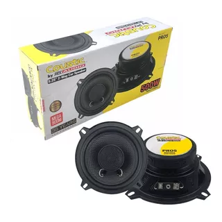 Bocinas 5.25 Pulgadas Coustic Pro5 2 Vias 500 Watts Max Color Negro