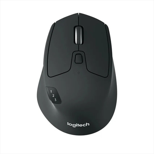 Logitech M720 Triathlon, Mouse Multi-dispositivo / Bt+2.4ghz Color Negro
