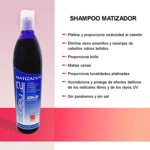 Shampoo Matizador Sin Sal Ni Parabenos Le Bleu D Conde 250ml
