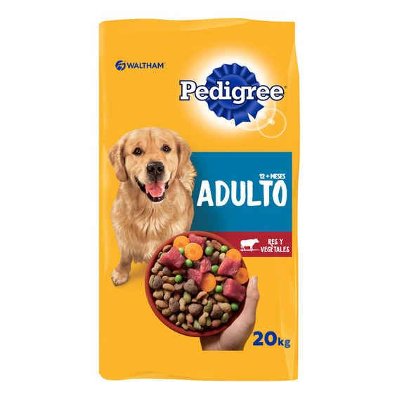 Pedigree Croquetas Para Perros Adultos Res Y Vegetales 20kg