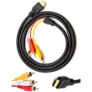 Cable Hdmi Macho A Rca Cable De Audio Y Video Hembra 1,5m