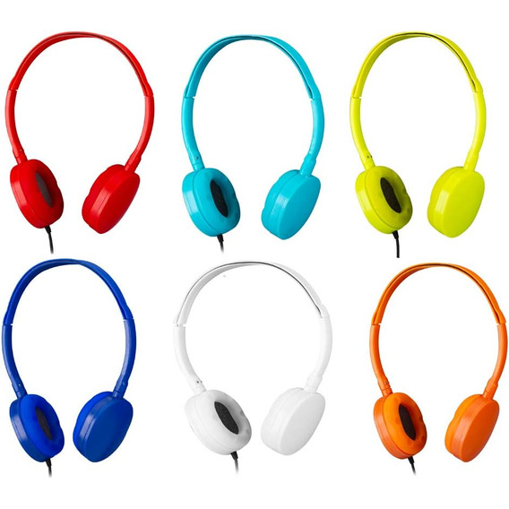 Ymj Bulk Headphones Paquete De 6 Audífonos Escolares Para 