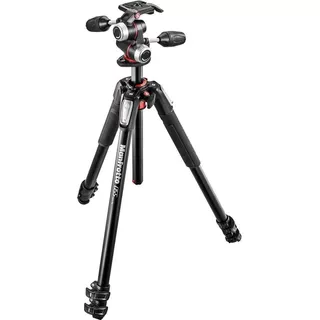 Tripé Manfrotto Cabeça Panorâmica De 3 Vias Mk055xpro3-3w