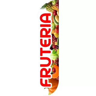 Bandera Publicitaria Fruteria (solo Tela) 3.5m