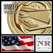 Estados Unidos - 1 Dolar - Año 2021 D - Sección Túnel - Virg