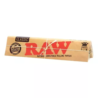 Seda Para Enrolar Raw Clássica King Size Marrom