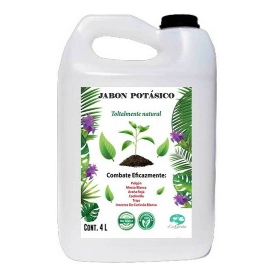Jabon Potasico 4 Lt Natural Concentrado Liquido