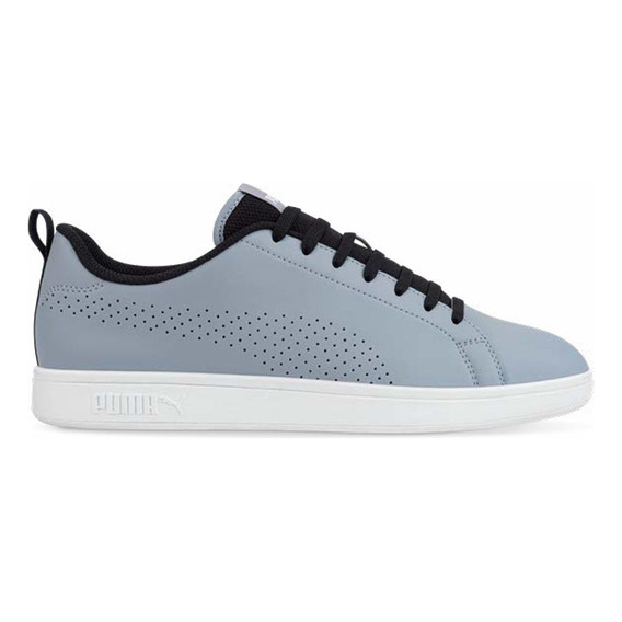 Tenis Puma Casual Puma Smash Ace Gris Con Negro Para Hombre