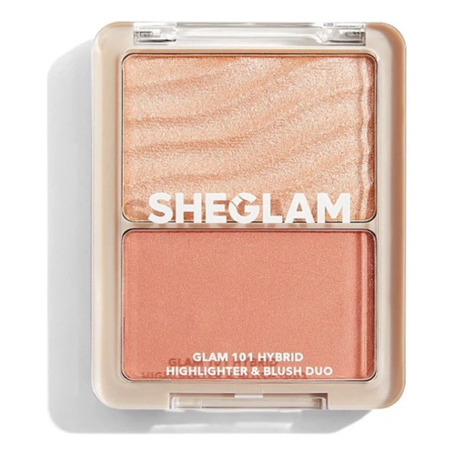 Sheglam Dúo Glam Iluminador Y Colorete Híbrido Tono Del Maquillaje St. Tropez