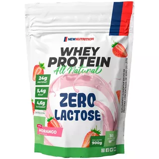 Whey Protein Zero (0%) Lactose All Natural Newnutrition Sabor Baunilha All Natural