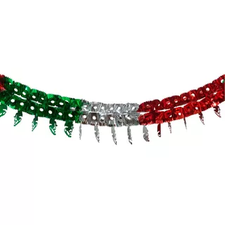 Decoración Gusano Mediano Metálico  Fiesta Mexicana 10 Pz