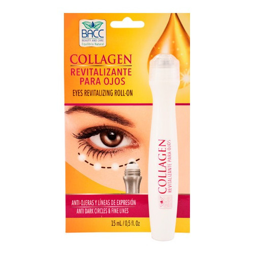 Colágeno Roll-on Revitaliza Ojos Antiojeras-líneas Expresión