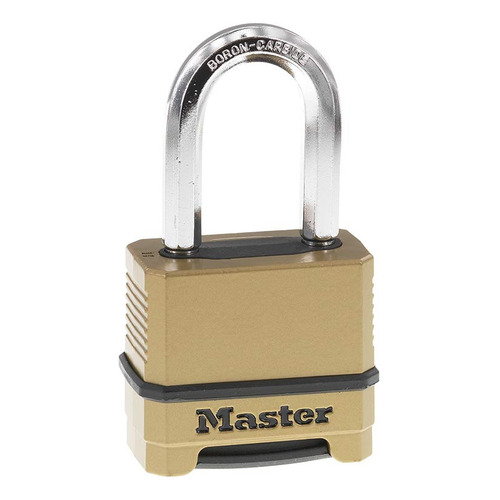 Candado Master Lock Con Combinación Numerica 1 1/2 PuLG Color Acabado latón