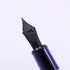 Pluma estilográfica Platinum Century 3776 Chartres Blue, tinta de 14 quilates, color azul negro, exterior azul