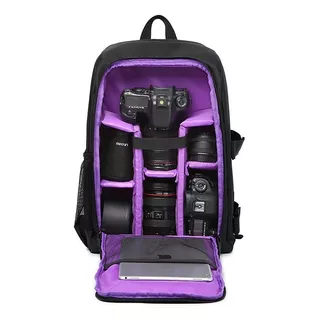 Mochila Pro Camara Fotografica Estuche Profesional Remate