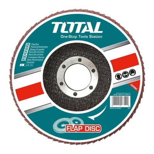 Pack 5 Disco Flap Lija Pulir Traslapado Laminado Metal Total