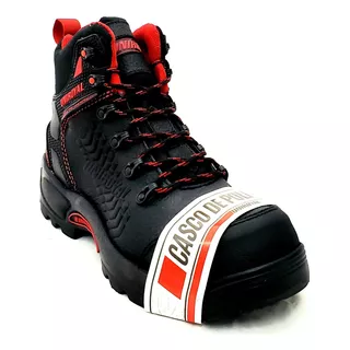 Bota Uniroyal 1401 Floter Negro Rojo 5/9- Casco Poliamida