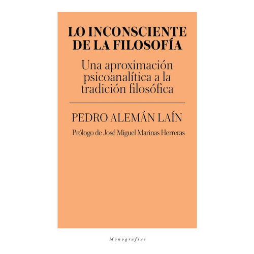 Lo Inconsciente De La Filosofãâ¡a, De Aleman Lain,pedro. Editorial Biblioteca Nueva,s.l, Tapa Blanda En Español