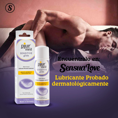 Lubricante Pjur Med Sensitive Piel Sensible Sin Aditivos