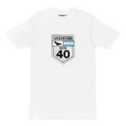 Remera Ruta 40 Logo White Clasica