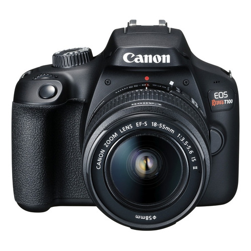 Camara Fotográfica Canon Rebel T100 18-55 Dciii Uscan Color Negro