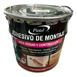 Pegamento Adhesivo De Montaje Galon Balde Mojostore 5 Kg