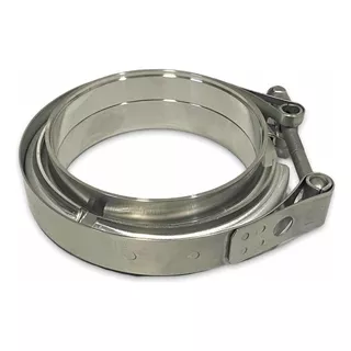 Abraçadeira 4 Polegadas Vband Com Flage Full Inox 304