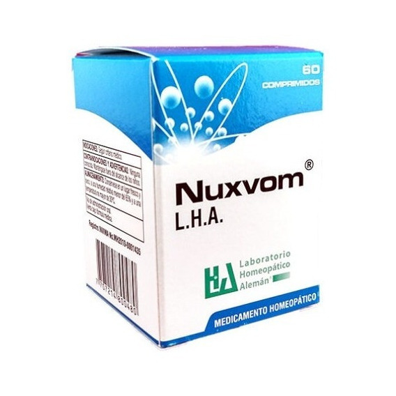 Nuxvom - Lha - 60 Comprimidos - Unidad a $938