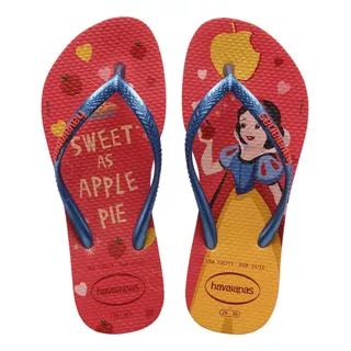 Chinelo Havaianas Feminino Infantil Kids Princesas Da Disney