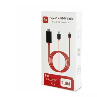 Cable Usb C 3.1 Hacia Hdmi Hdtv Tv 4k Mhl Con Cable De Carga