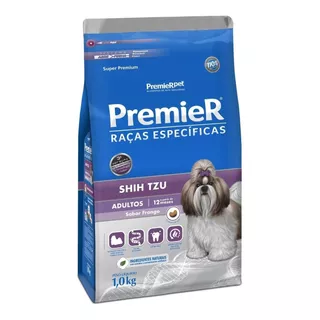 Alimento Premier Super Premium Raças Específicas Shih Tzu Para Cachorro Adulto De Raça Pequena Sabor Frango Em Sacola De 1kg