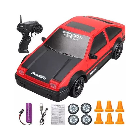 Auto Drift Rc Car 4wd 2.4 G, De Alta Velocidad, Juguete P