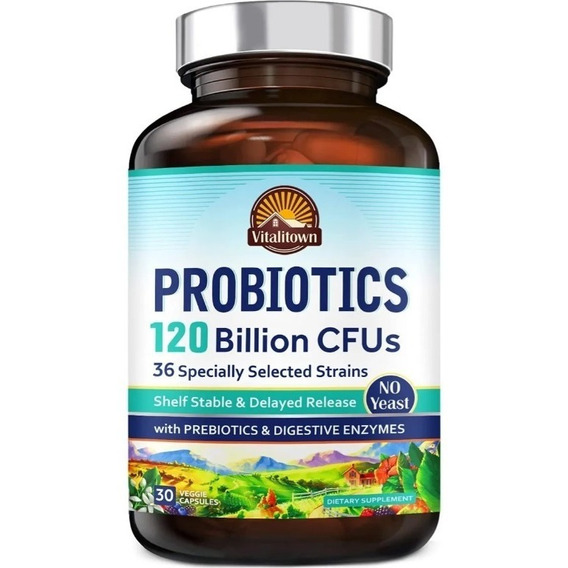 Probióticos 120 Billion Enzimas