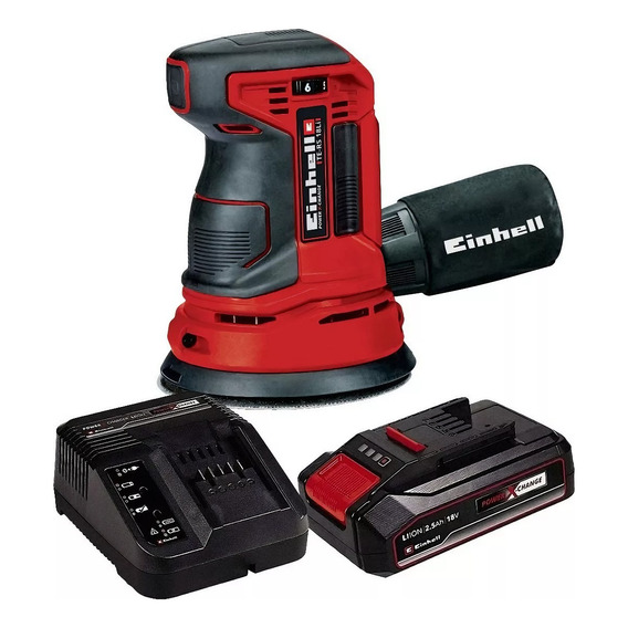 Lijadora + Batería Y Cargador 2.5ah Einhell Te-rs 18 Li-solo