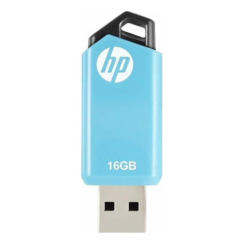 Pendrive HP v150w 16GB 2.0 celeste y negro