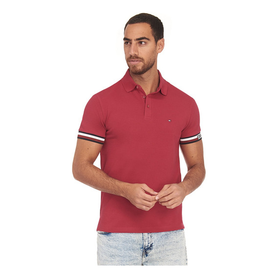 Playera Polo Tommy Hilfiger Hombre Mw0mw33585