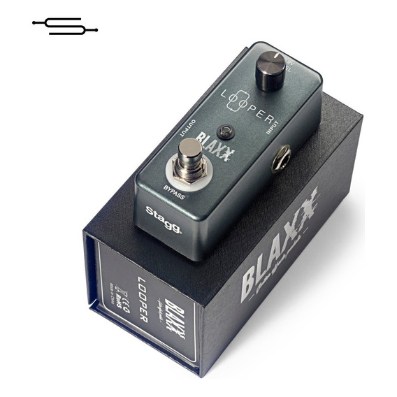 Pedal De Loop Mini Stagg Blaxx Para Guitarra Y Bajo Color Gris oscuro