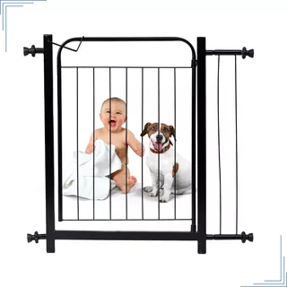 Portão Grade Proteção Pet Cachorro 61 A 83 Cm Criança Cães