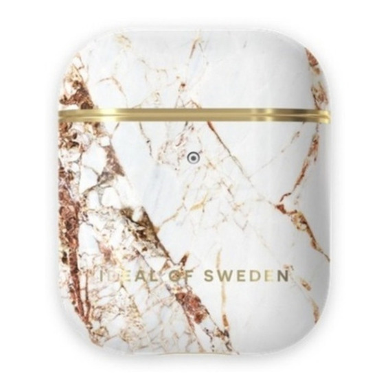 Case Compatible Con AirPods Carrara Gold Ideal Of Sweden