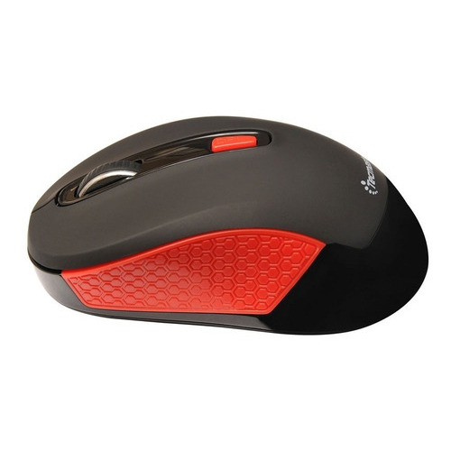 Mouse Óptico Inalámbrico Tecmaster Dpi 1600 Rojo Color Rojo