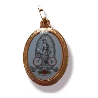 Pingente Medalha Nossa Senhora Ghisallo Padroeira Ciclistas