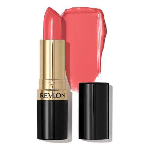 Revlon Super Lustrous Lipstick Hidratante Labial Revlon Acabado Cremoso Color Coralberry 674