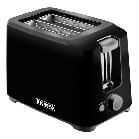 Tostador Thomas 750w Th-116 Color Negro