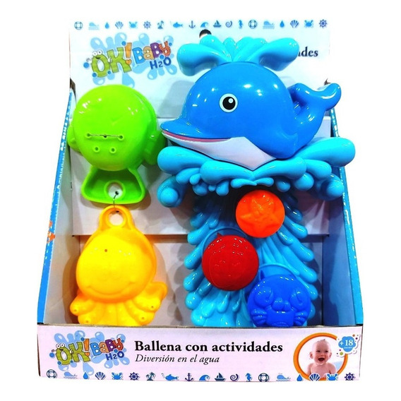 Ballena Con Actividades Para El Agua Ok Baby