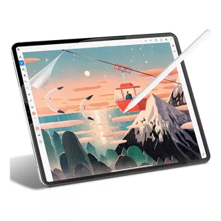 Lámina Tipo Papel Matte Antigrasa Para iPad Pro 12.9 
