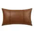 Funda De Cojín De Cuero Marrón Brawarm 12x20 Pulgadas - Deco