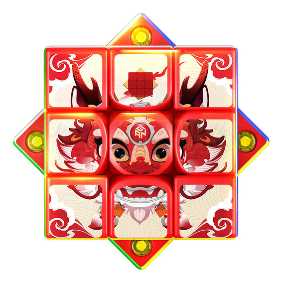 Cubo Rubick Gan 356 Me 3x3 Lunar New Year Limited Edition