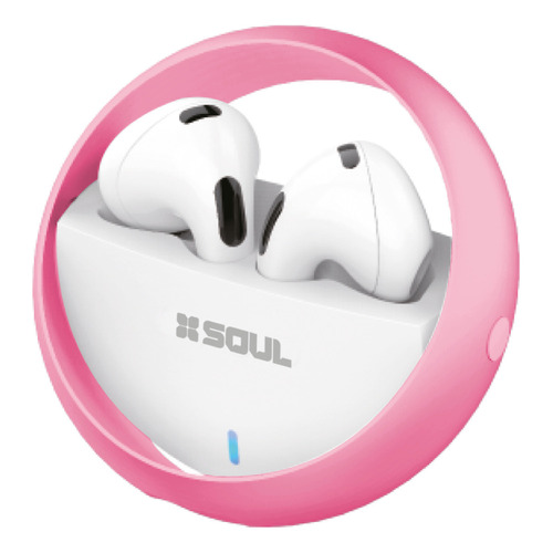 Auricular Manos Libres Bluetooth Soul Tws 1200 C/ Microfono Color Rosa