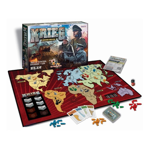 Juego De Mesa Krieg Acción Bélica Estrategia Toyco 20001